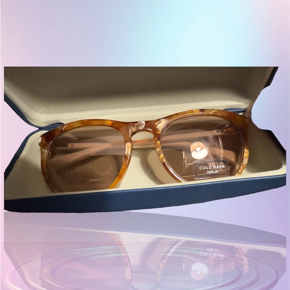 Cole Haan Brown Glasses Sleek Design